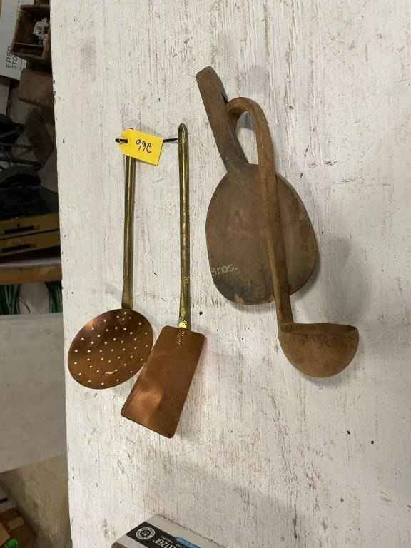 Copper/Brass and Wood Utensils