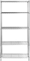 Amazon Basics 5-Shelf Adjustable, Heavy Duty