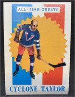 1960-61 Topps #46 Cyclone Taylor Hockey Card