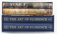 Books on Florence and Venice, 4 Volumes