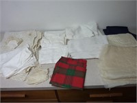 ASSORTED LINENS AND FABRIC