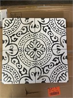 Encaustic Baroque Stamp Matte Porcelain Tiles