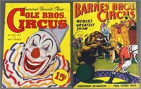 2pc 1942-45 Circus Magazines w/ Cole Bros.