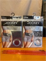 2 new Jockey women’s slimming shorts size 3XL