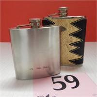 BASSICO FLASK MADE IN SPAIN & 6 OZ. FLASK