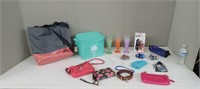 PURSE,WALLETS,WINE GLASSES,CLIPSTER & TRAVEL BAGS