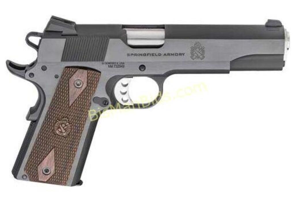 SPRINGFIELD 1911 GARRISON 9MM 5" 9RD BLUED WALNUT