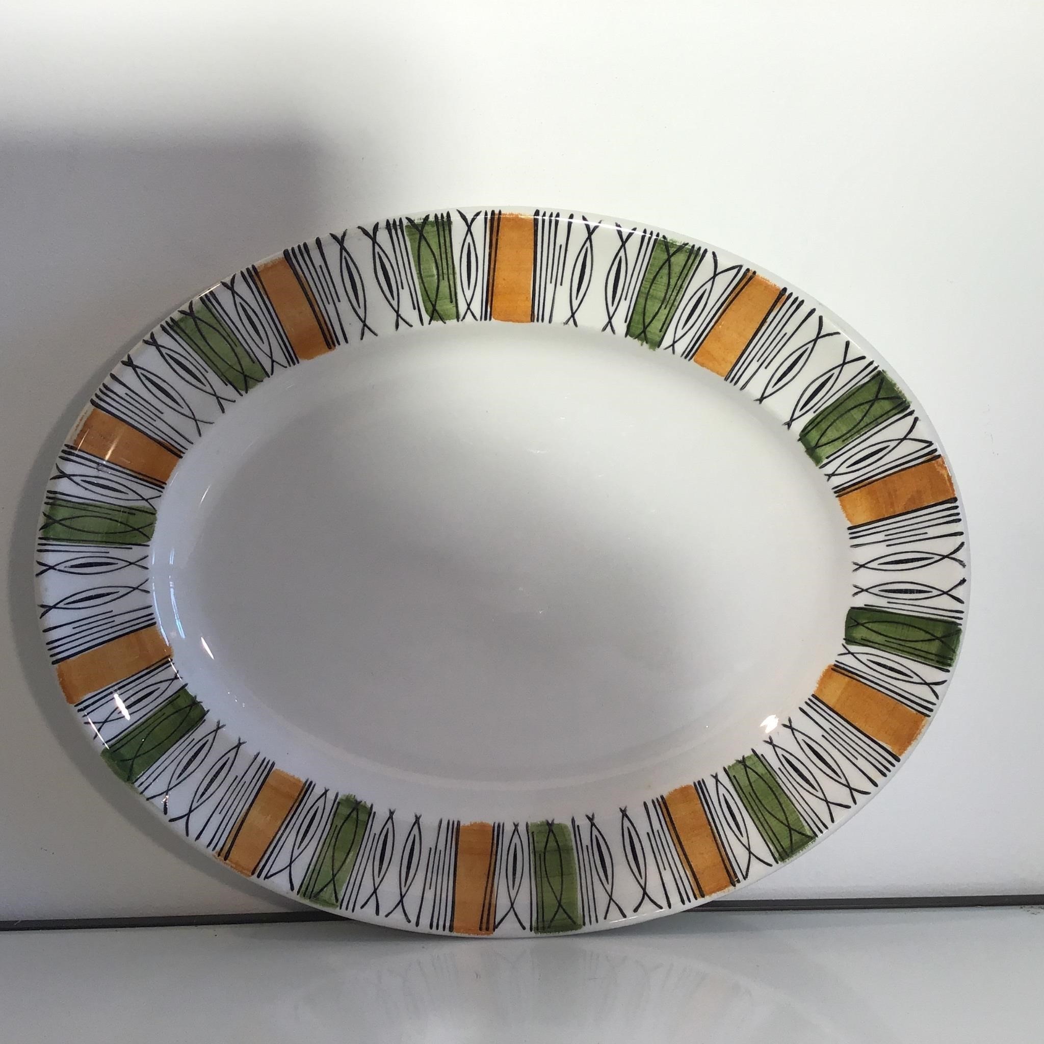 KATHIE WINKLE OVAL PLATTER ENGLAND