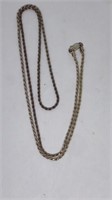 Sterling necklace marked 925 Italy 7.4g