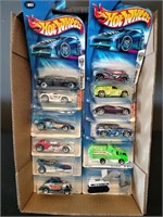 Flat of Hot Wheels