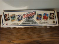 Upper Deck 1991 complete set of baseball cards