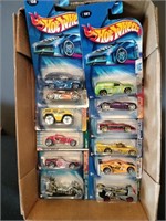 Flat of Hot Wheels