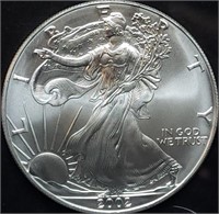 2002 1oz Silver Eagle Gem BU