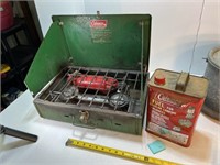 Colemon Camp Stove with Small Amount of Fuel