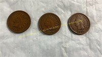 1897-1899 Indian Head Pennies