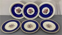 Vintage Czech Pottery Plates