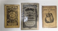 1880-90s Almanacs - Lot of 3 - Great advertising
