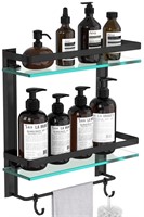 B777  VDOMUS 2 Tier Glass Shelf