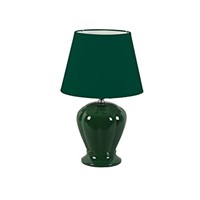 Final sale - Ceramic Table Lamp with Shade 14.6"