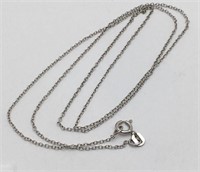 Sterling Silver Italy Chain Necklace