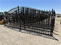 Set of 20' Wrought Iron Gates
