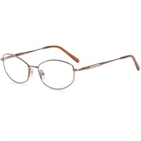 Visage Womens Prescription Glasses  Suede Brown