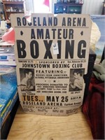 Roseland arena Amateur Boxing poster