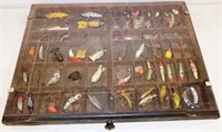 Type-Set Tray of Fishing Lures / Baits