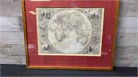 Rare 1851 Antique Map Eastern Hemisphere Publish B