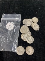 16 silver dimes