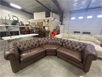 3 Pc Leather Sectional Sofa