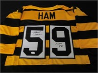 Jack Ham signed football jersey JSA COA