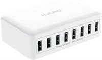 iLepo USB Charger 40W 8A 8-Ports Phone Charging