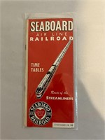 Seaboard Rail Road Time Table - 1949
