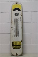 Vintage Fison` Metal Thermometer 39H