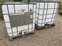 (2) Chemical Totes w/ Metal Cage