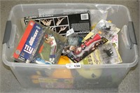 Tub Lot of Action Figures & Toys