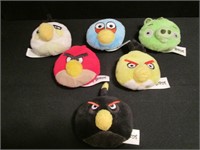 2011 Angry Bids - Miniature Plush - Set of 6