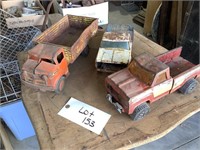 Antique Toy Truck Lot