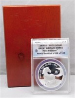 2014 Great Britain Horse Silver 2 Pounds ANACS PR