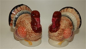 Large Hand-Painted Turkeys