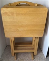 Solid Wood TV Trays