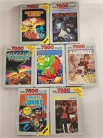 7 Vintage Atari 7800 games in original boxes