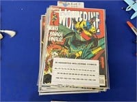 36 ASSORTED WOLVERINE COMICS IN JACKETS