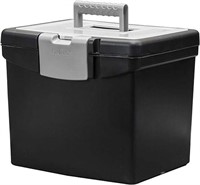 13.5" x 11" x 12.5" Storex Deluxe File Caddy with