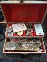Jewelry box & contents