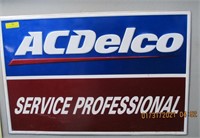 AC Delco Service Profession Metal Sign- 24 x 36
