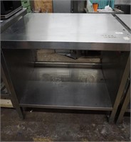 1X SS COUNTER W/ SHELF 31X37"