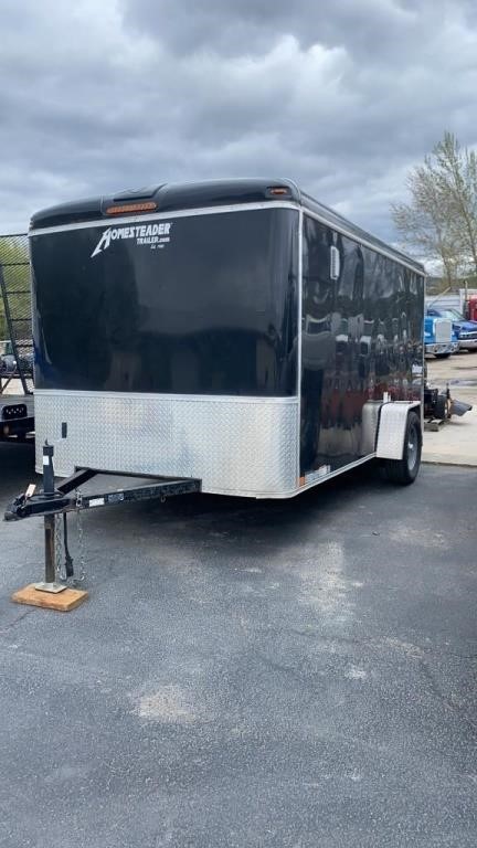 2021 HOMESTEADER ENCLOSED TRAILER (BLACK), DELAYED