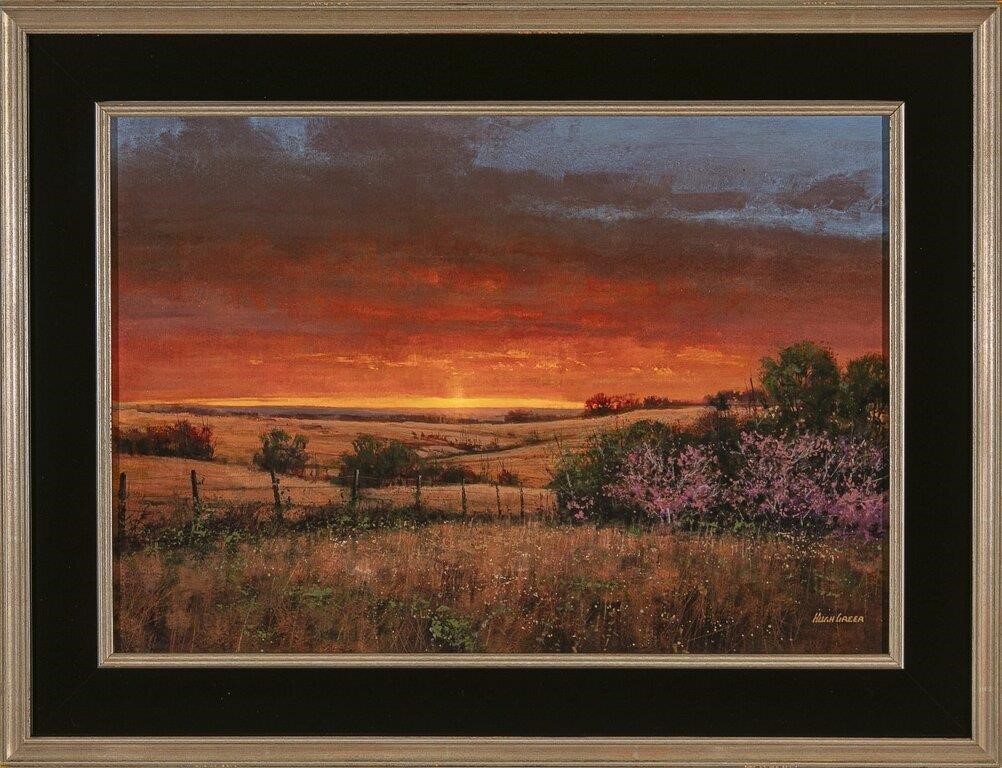 Hugh Greer "Flint Hills Sunset"